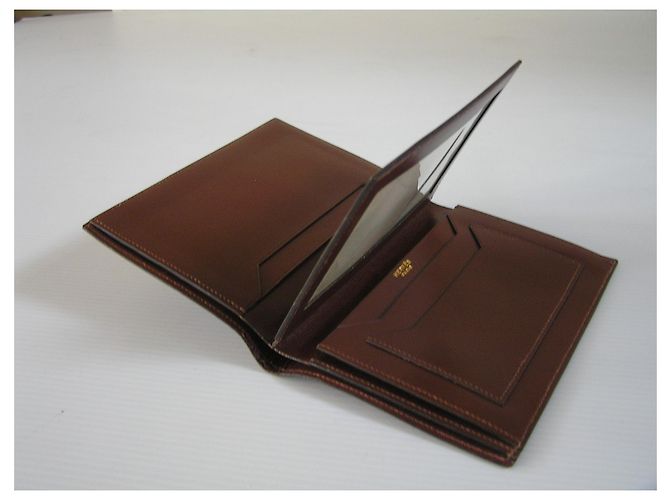 Hermès Wallet card holder Cognac - view 5