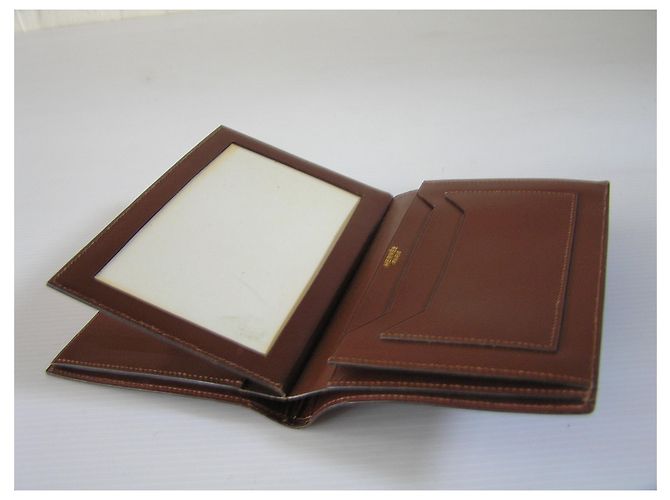 Hermès Wallet card holder Cognac - view 6