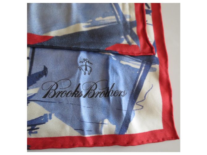 Brook Brothers Brooks Brothers: Beautiful Silk Square Multicolore - vista 7