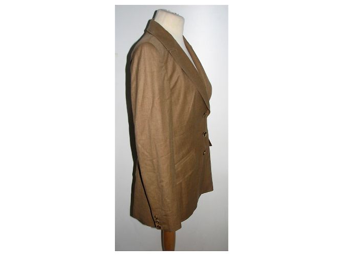 Escada Blazer aus Wolle caramel Karamell - Ansicht 3