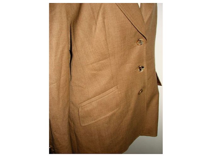 Escada Blazer aus Wolle caramel Karamell - Ansicht 4