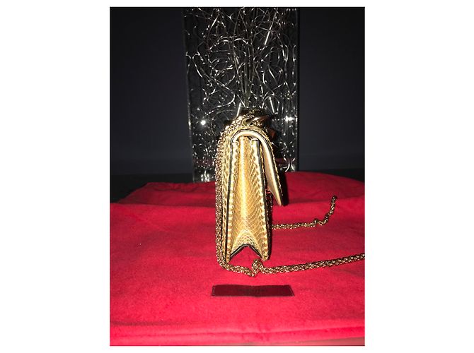 Valentino Garavani Corpo in oro croce Python in edizione limitata Rockstud D'oro Bronzo - vista 4