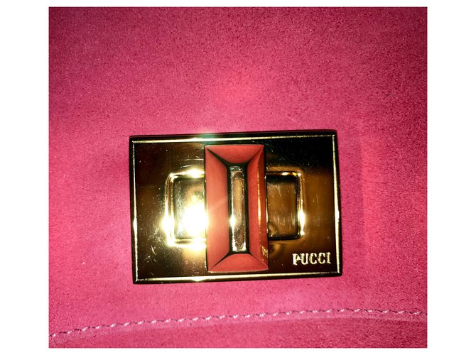 Borsa a tracolla Emilio Pucci Rosa - vista 3