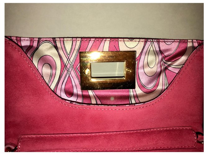 Borsa a tracolla Emilio Pucci Rosa - vista 4