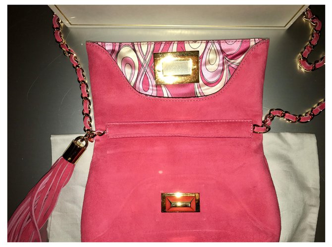 Borsa a tracolla Emilio Pucci Rosa - vista 5