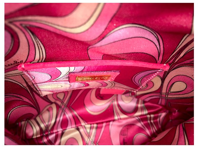 Borsa a tracolla Emilio Pucci Rosa - vista 8