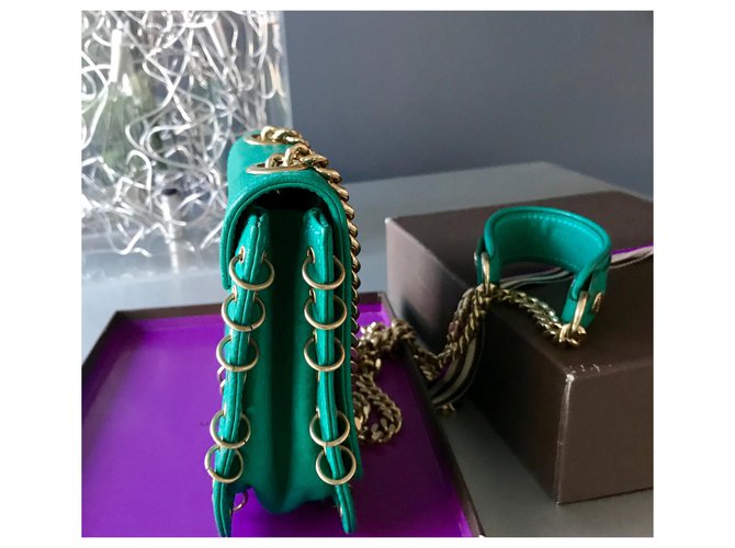 Emilio Pucci Pouchette D'oro Verde - vista 6