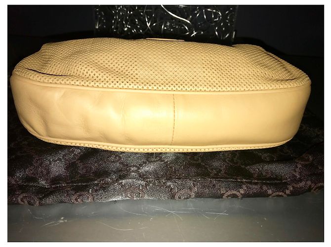Gucci Jackie Borsa a tracolla in pelle traforata Beige - vista 3