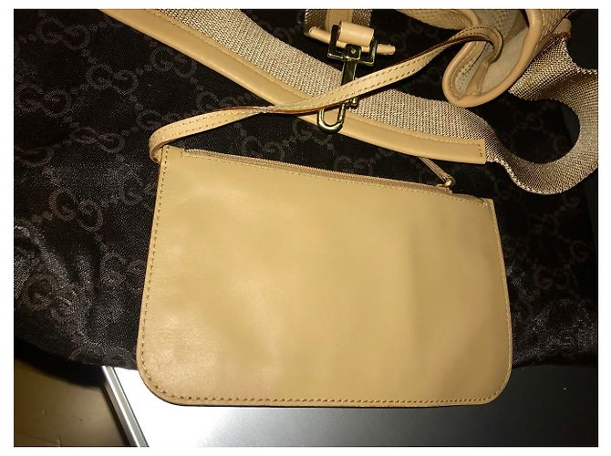 Gucci Jackie Borsa a tracolla in pelle traforata Beige - vista 5