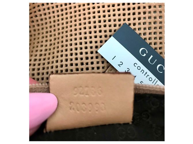 Gucci Jackie Borsa a tracolla in pelle traforata Beige - vista 8