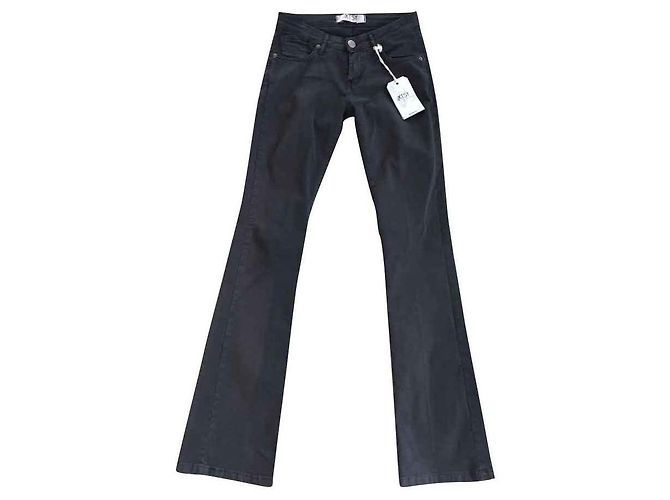 Autre Marque Jeans in cotone nero XS - vista 2