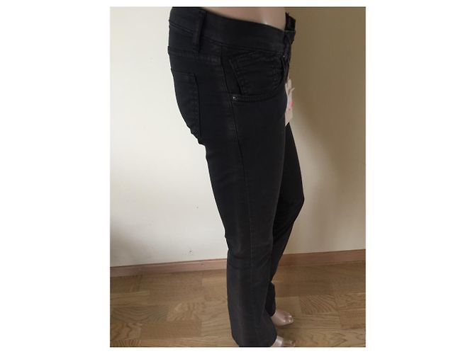 Autre Marque Jeans in cotone nero XS - vista 3