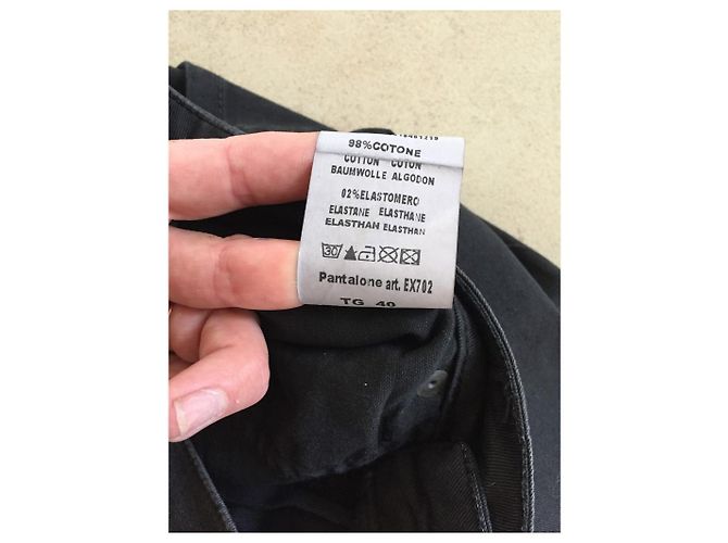 Autre Marque Jeans in cotone nero XS - vista 6