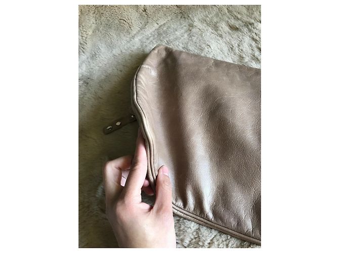 Marc by Marc Jacobs Grande pochette sulla patta Taupe - vista 10