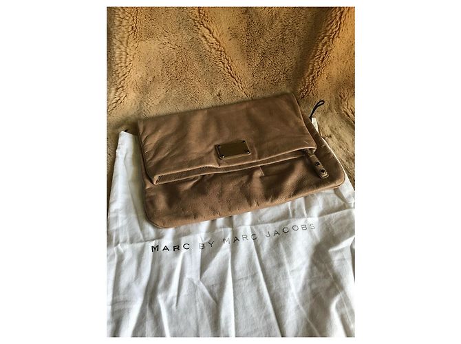 Marc by Marc Jacobs Grande pochette sulla patta Taupe - vista 12