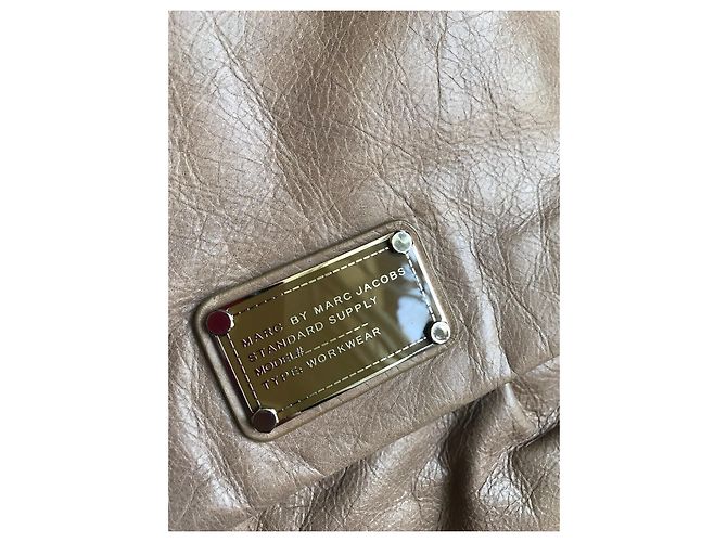 Marc by Marc Jacobs Grande pochette sulla patta Taupe - vista 3