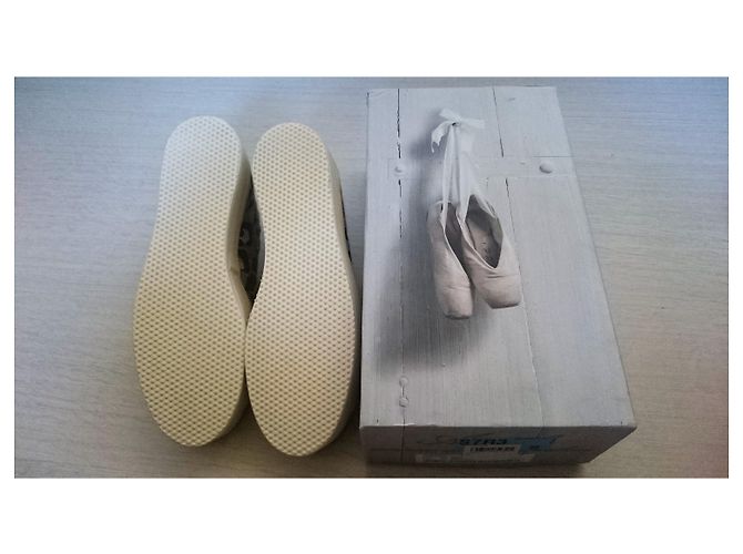 Sneakers piattaforma ANNIEL Beige Crudo Stampa leopardo Taupe - vista 8