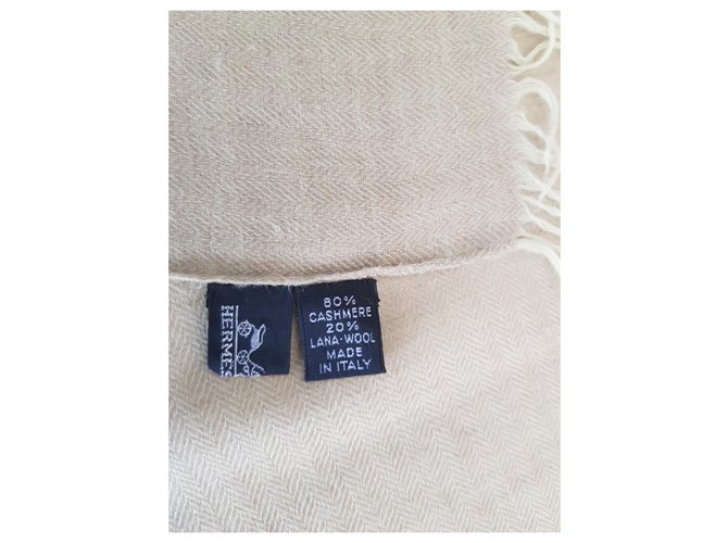 Hermès Hermes rubò in cashmere e lana - vista 5