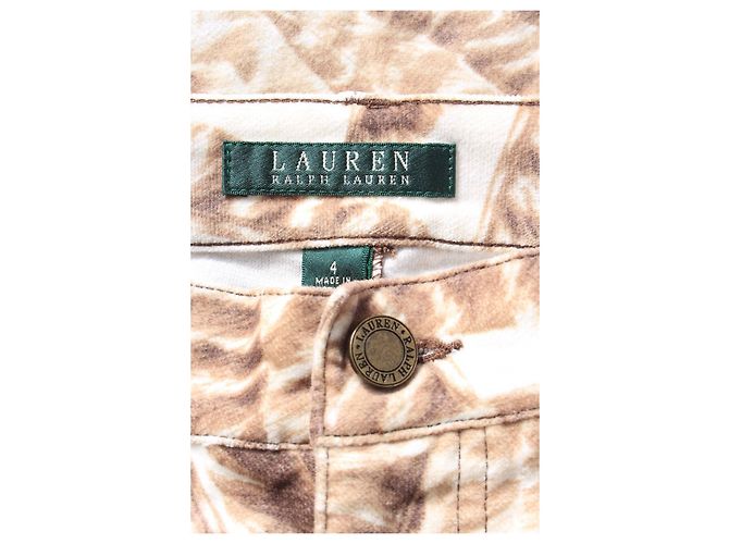 Pantalones Ralph Lauren de algodón y elastano Multicolor - vista 3