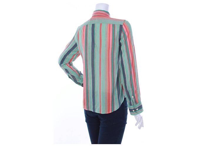 Camicia in cotone a righe Ralph Lauren Lauren Jeans Multicolore - vista 2