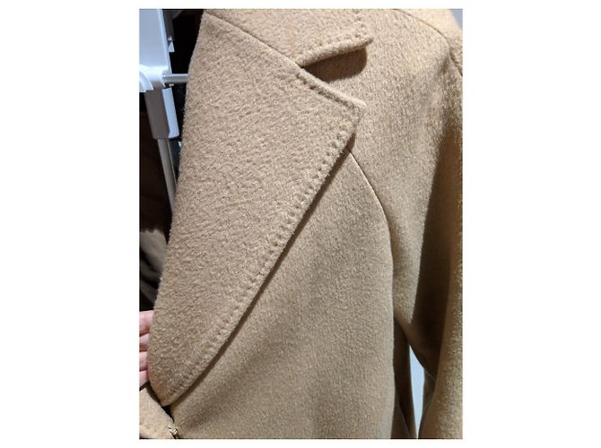 Abrigo Max Mara Atelier Cognac de Cachemira y Lana Coñac - vista 4