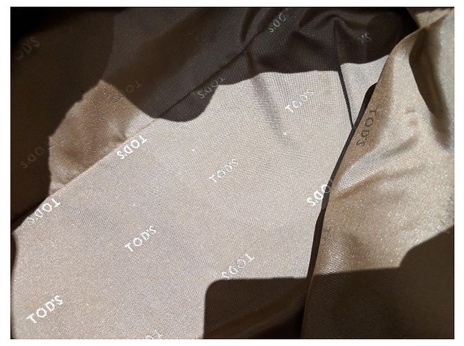 Borsa Tod's in pitone beige - vista 7