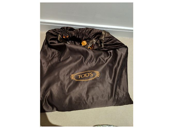 Borsa Tod's in pitone beige - vista 9