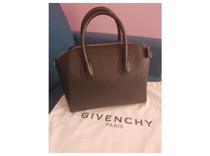Givenchy Antigona Handtasche aus Lammleder Schwarz - Ansicht 4
