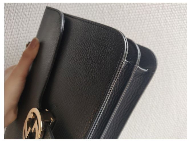 Borsa Gucci Interlocking in pelle di agnello nera Nero - vista 6
