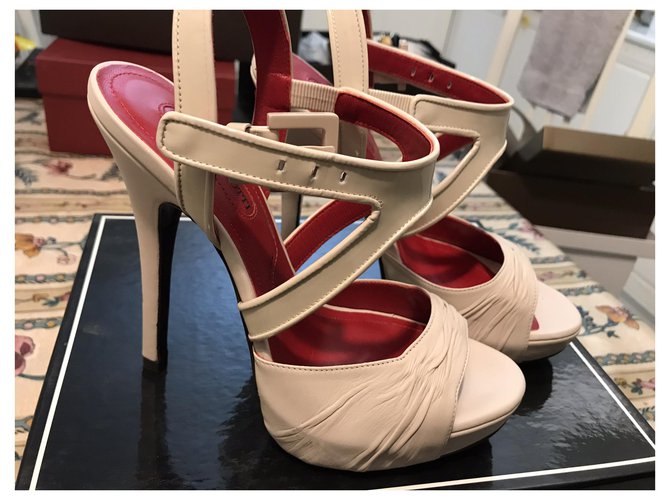 Sandali Cesare Paciotti Beige - vista 2