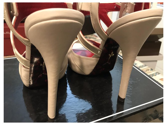 Sandali Cesare Paciotti Beige - vista 6