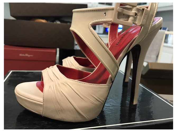 Sandali Cesare Paciotti Beige - vista 7