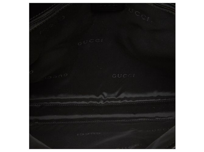 Gucci Tracolla in pelle scamosciata nera - vista 5