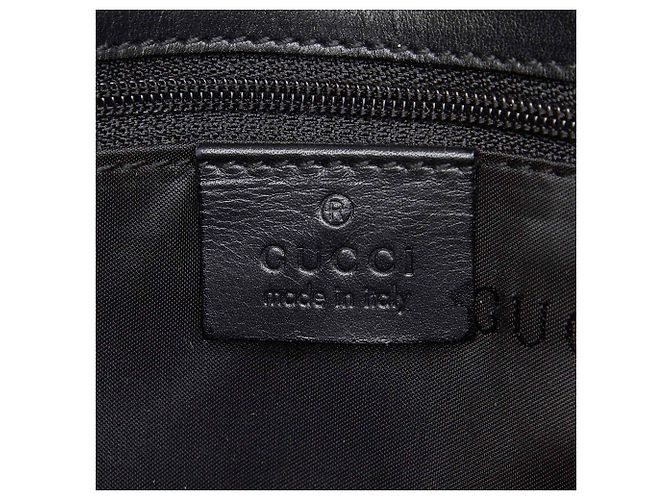 Gucci Tracolla in pelle scamosciata nera - vista 6