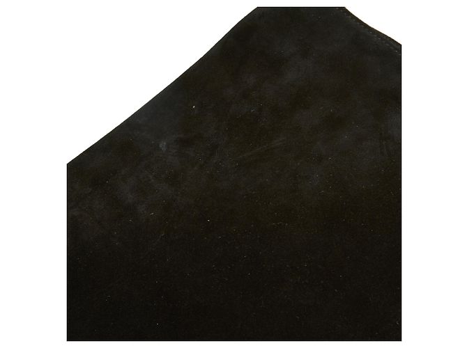 Gucci Tracolla in pelle scamosciata nera - vista 8