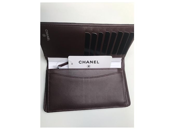 CHANEL CLASSIC LAMB CLASSIC LEDERPORTFOLIO .NEU !! NIE !!! Schwarz - Ansicht 4