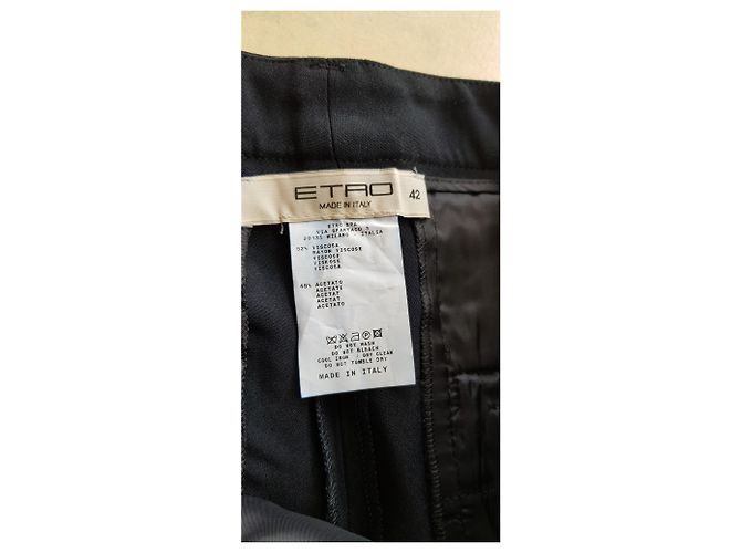 Etro Schwarze, weit geschnittene Hose.. - Ansicht 2