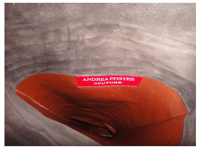 Botas de Andrea Pfister 40 Castaño - vista 3