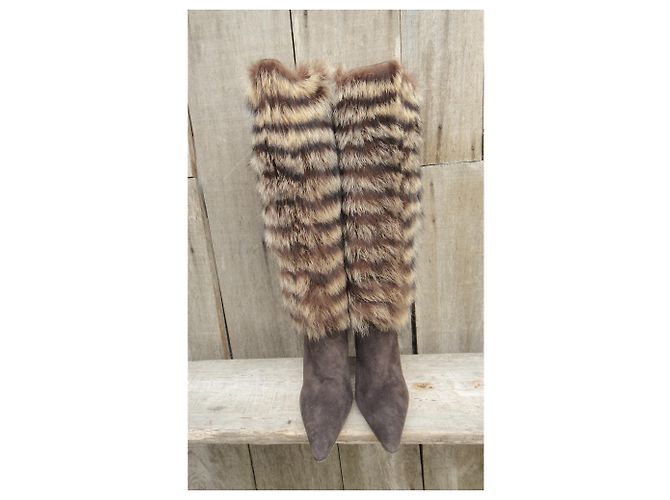 Botas de Andrea Pfister 40 Castaño - vista 4