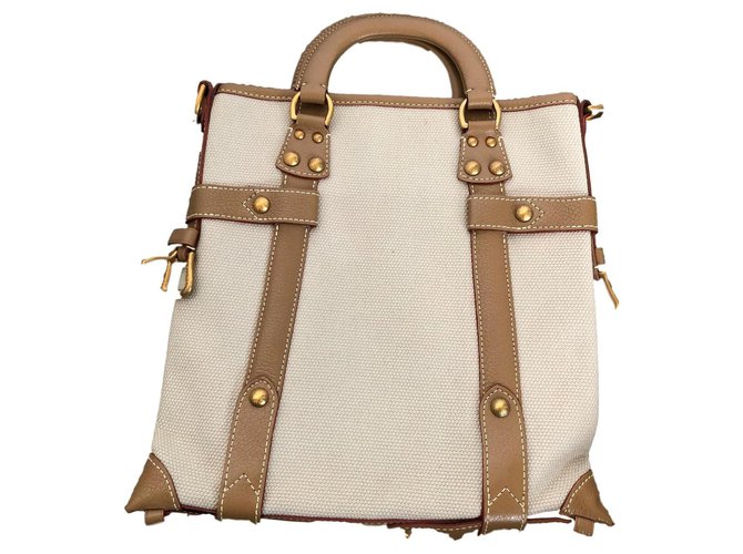 Louis Vuitton Peso piuma TRIANON verticale Beige - vista 2