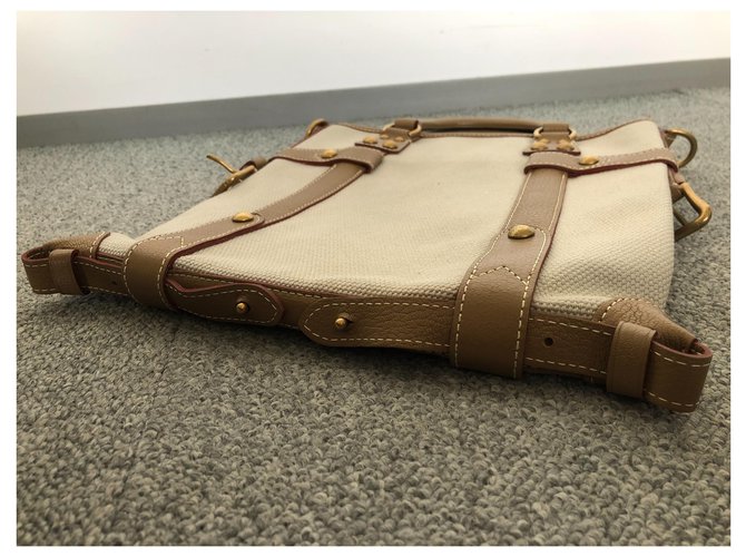 Louis Vuitton Peso piuma TRIANON verticale Beige - vista 4