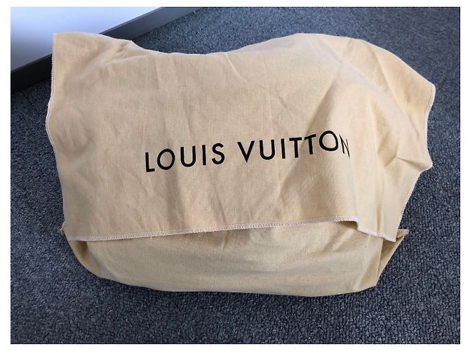 Louis Vuitton MANCRAZI Bolso de cuero y pitón marrón naranja Multicolor - vista 10