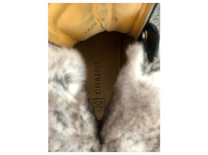 Sneakers Chanel in pelle nera Nero - vista 6
