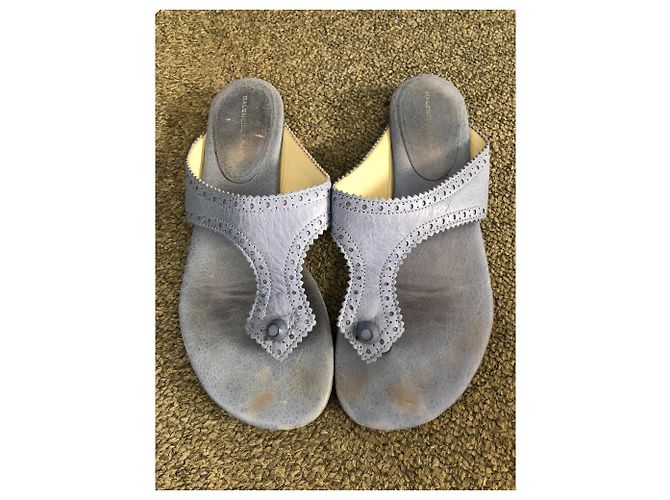 Sandali Balenciaga in pelle lavanda - vista 2