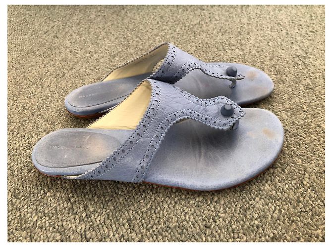 Sandali Balenciaga in pelle lavanda - vista 5
