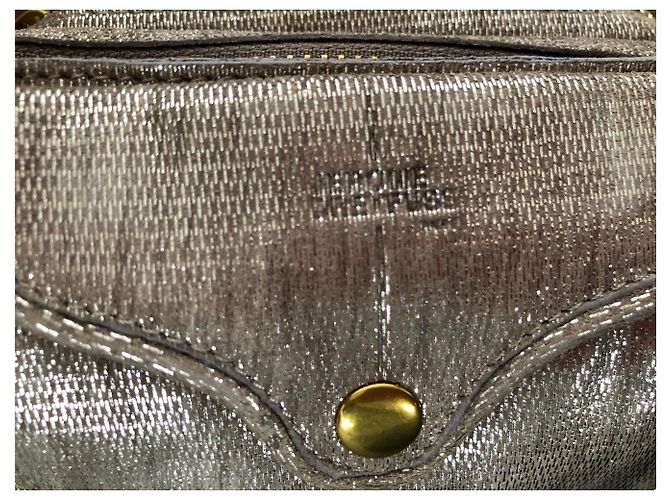 Jerome Dreyfuss Momo Borsa a Tracolla in Pelle Metallizzata Metallico - vista 7