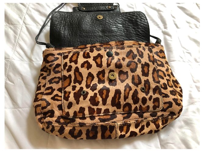 Borsa Jerome Dreyfuss Lucien Effetto Leopardo Stampa leopardo - vista 6