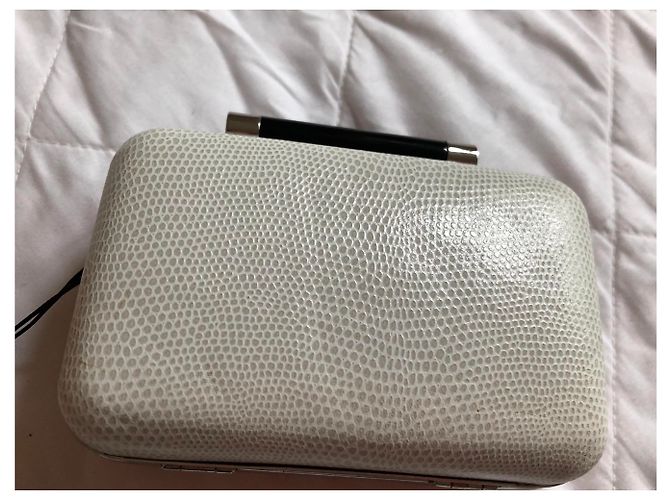 Clutch Diane Von Furstenberg in pelle rosa - vista 5