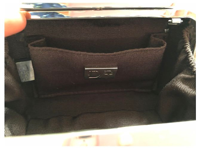 Clutch Diane Von Furstenberg in pelle rosa - vista 7