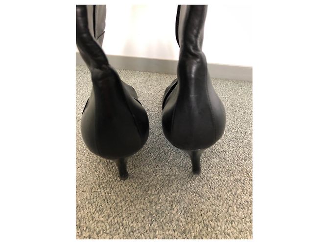 Botas Hermès de cuero negro talla 41 - vista 5
